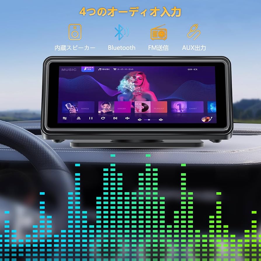 Amazon.co.jp: VANBAR 6.86インチ コンパクト 多機能 ポータブル